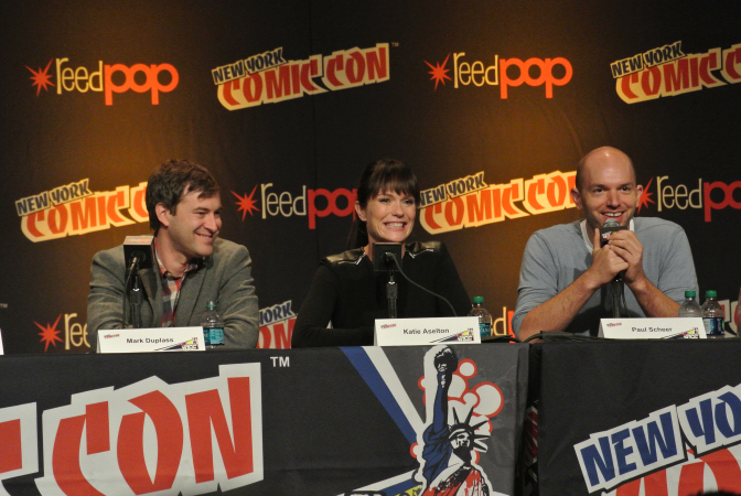 Left to right: Mark Duplass, Katie Aselton , Paul Sheer.