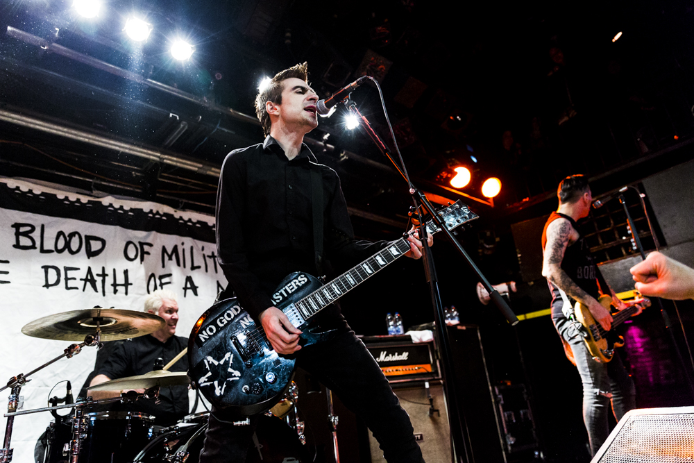 AntiFlag played 'The Terror State' to a soldout Foufounes (photos