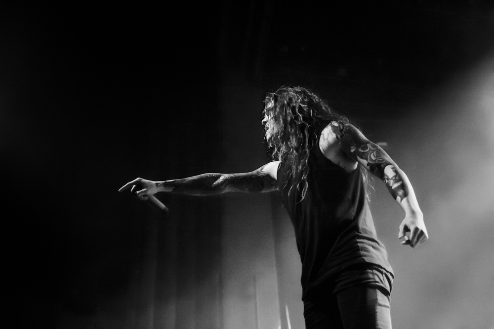 Miss May I  at Metropolis on January 29, 2015 (Photo by Jason Hughes). 