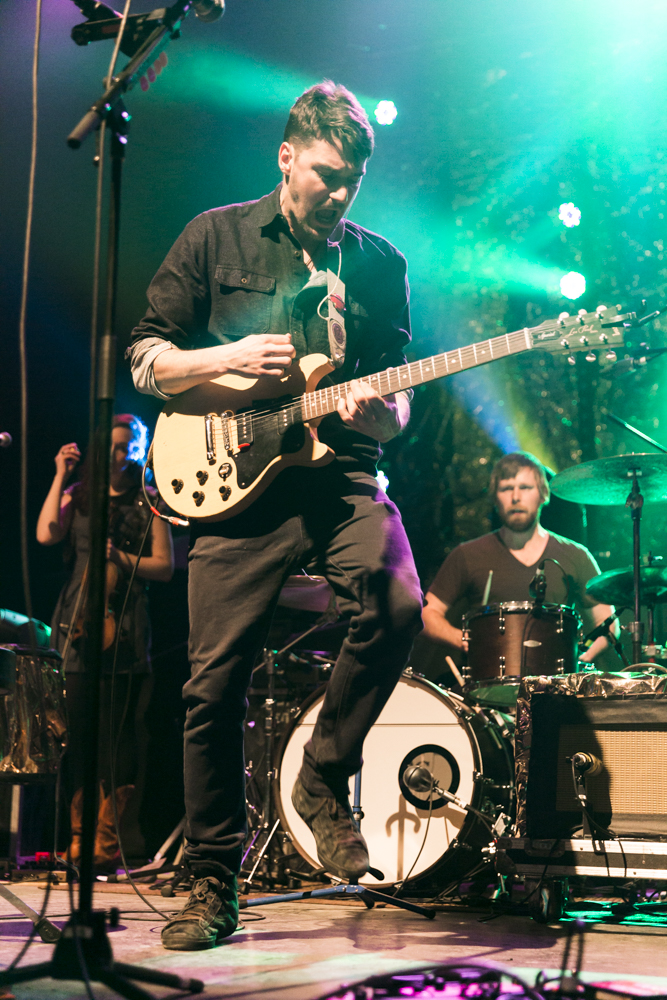 Hey Rosetta! live photo in Montreal, from their show with Stars, February 5, 2105. 