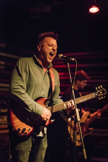 Modern Chemistry live from their tour with Frnkiero, February 24, 2015 (photo by Vitor Munhoz).