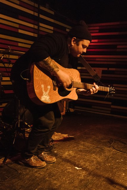 Homeless Gospel Choir live from their tour with Frnkiero, February 24, 2015 (photo by Vitor Munhoz).