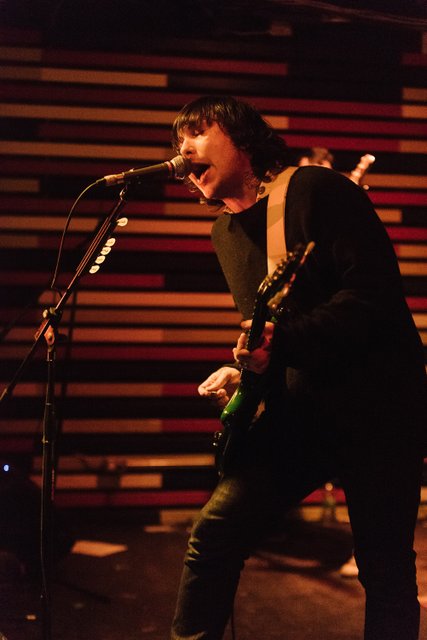 Frank Iero (Frnkiero) from My Chemical Romance live in Montreal on February 25, 2015 (photo by Vitor Munhoz).
