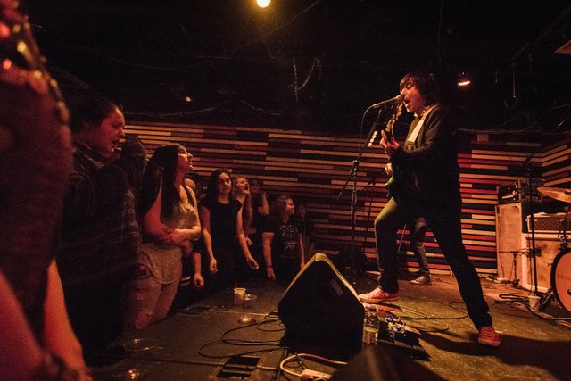 Frank Iero (Frnkiero) from My Chemical Romance live in Montreal on February 25, 2015 (photo by Vitor Munhoz).