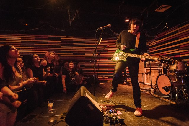 Frank Iero (Frnkiero) from My Chemical Romance live in Montreal on February 25, 2015 (photo by Vitor Munhoz).