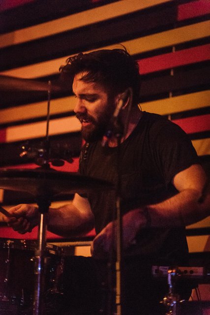 Frank Iero (Frnkiero) from My Chemical Romance live in Montreal on February 25, 2015 (photo by Vitor Munhoz).