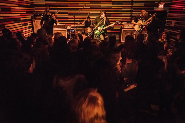Frank Iero (Frnkiero) from My Chemical Romance live in Montreal on February 25, 2015 (photo by Vitor Munhoz).