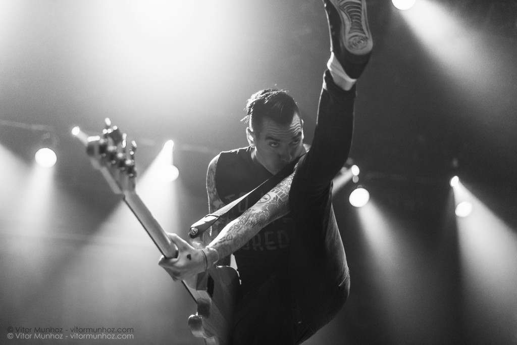 Anti-Flag live photo 2015 tour with Pennywise and A Wilhelm Scream.