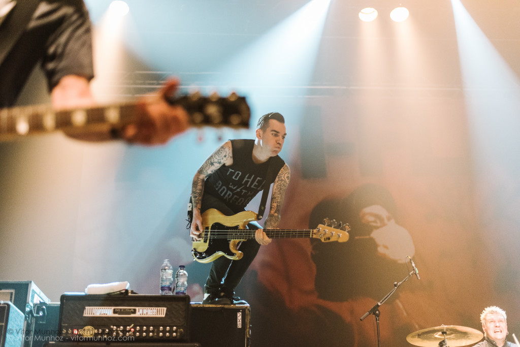 Anti-Flag live photo 2015 tour with Pennywise and A Wilhelm Scream.