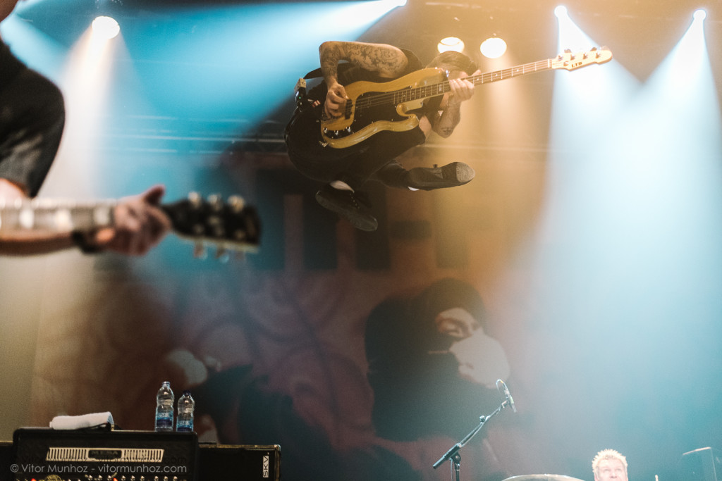 Anti-Flag live photo 2015 tour with Pennywise and A Wilhelm Scream.