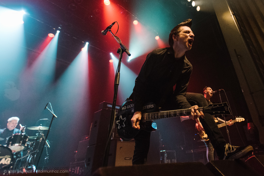 Anti-Flag live photo 2015 tour with Pennywise and A Wilhelm Scream.