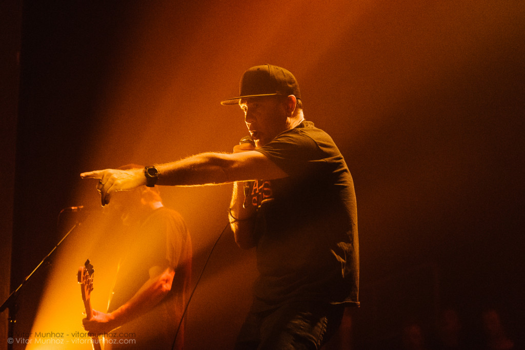 Pennywise live photo 2015 tour with Anti-Flag and A Wilhelm Scream.