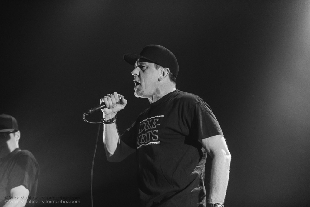 Pennywise live photo 2015 tour with Anti-Flag and A Wilhelm Scream.