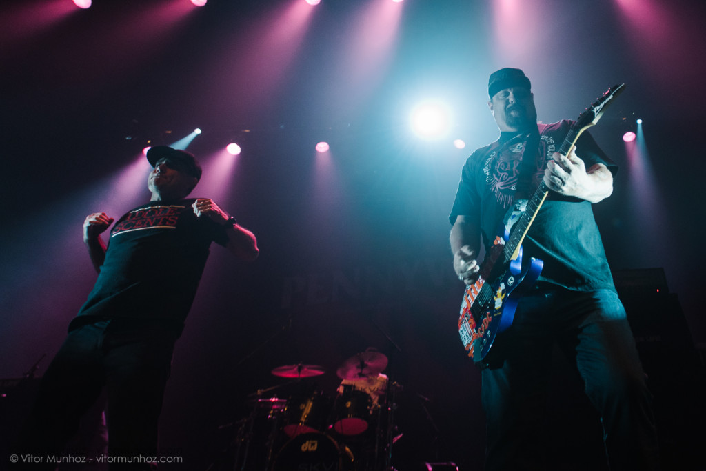 Pennywise live photo 2015 tour with Anti-Flag and A Wilhelm Scream.