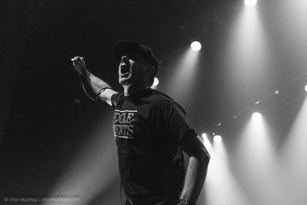 Pennywise live photo 2015 tour with Anti-Flag and A Wilhelm Scream.