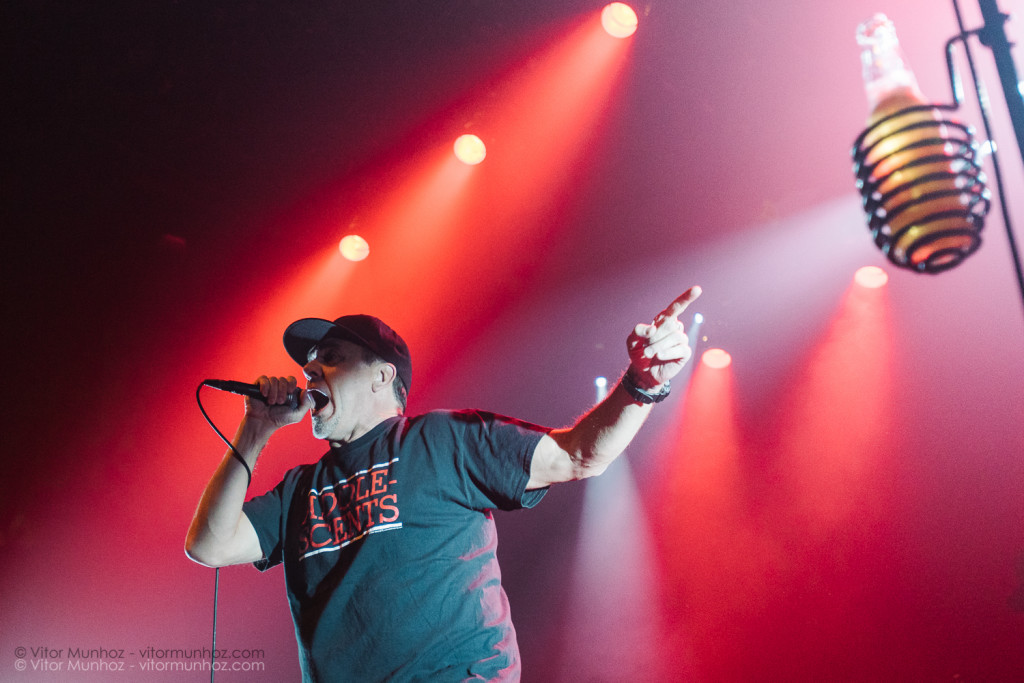 Pennywise live photo 2015 tour with Anti-Flag and A Wilhelm Scream.