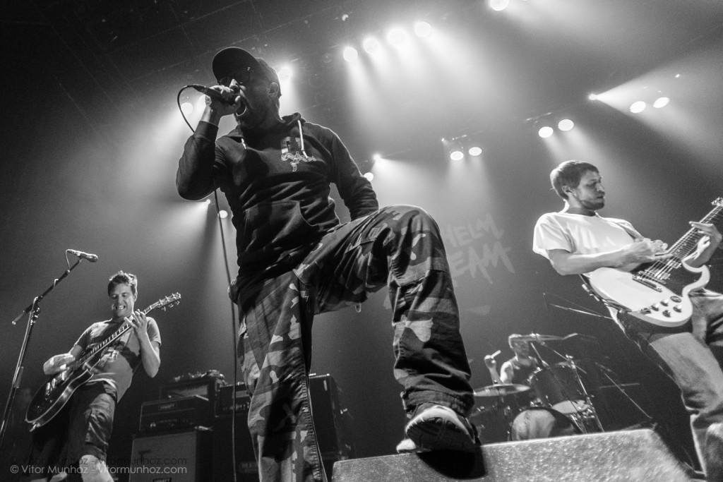 A Wilhelm Scream live photo 2015 tour with Pennywise and A Wilhelm Scream.