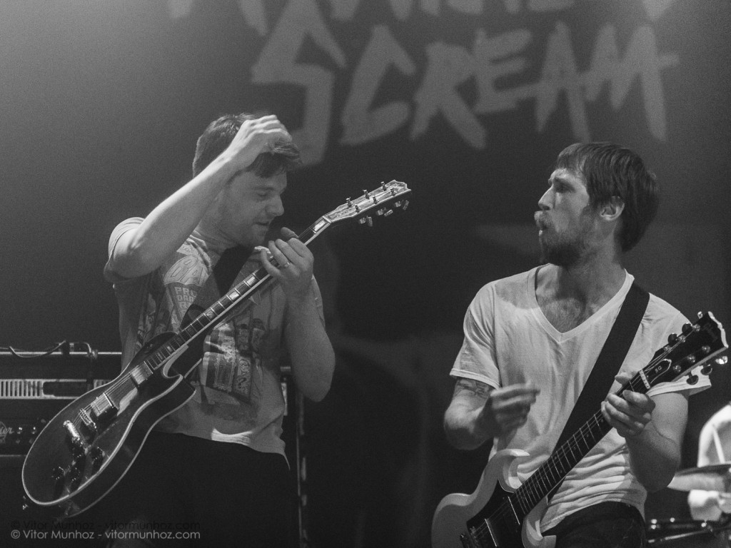 A Wilhelm Scream live photo 2015 tour with Pennywise and A Wilhelm Scream.