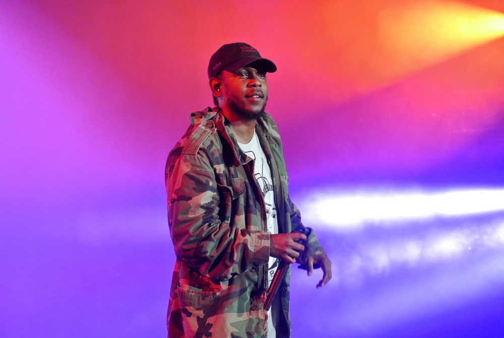 Kendrick Lamar at Osheaga 2015 (photo by Gabriel Sigler). 
