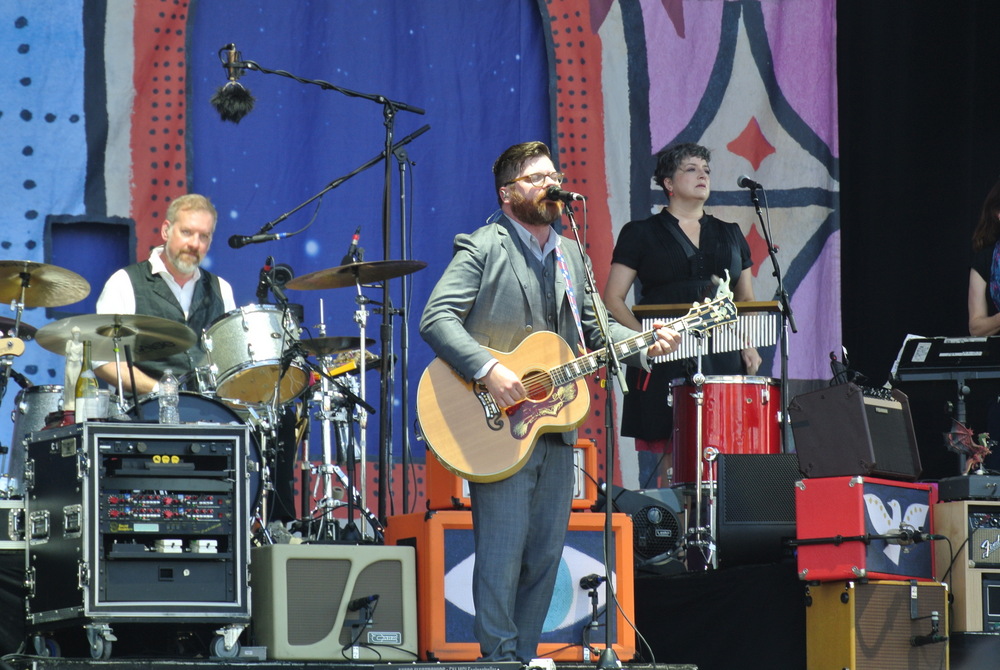 The Decemberists live at Osheaga on July 31, 2015 (photo by Gabriel Sigler).