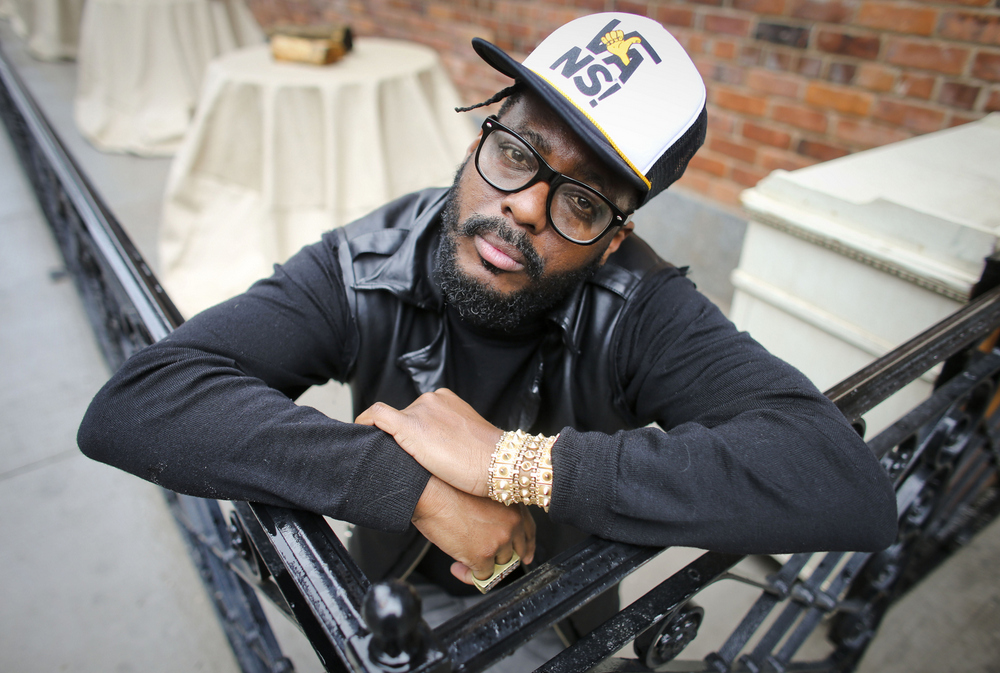TORONTO, ON - JANUARY 30: K-os poses outside Soho House on Adelaide Street west in Toronto, January 30, 2013. K-os has legendary star Corey Hart singing the hook on his new album. ANDREW FRANCIS WALLACE/TORONTO STAR (Andrew Francis Wallace/Toronto Star via Getty Images)