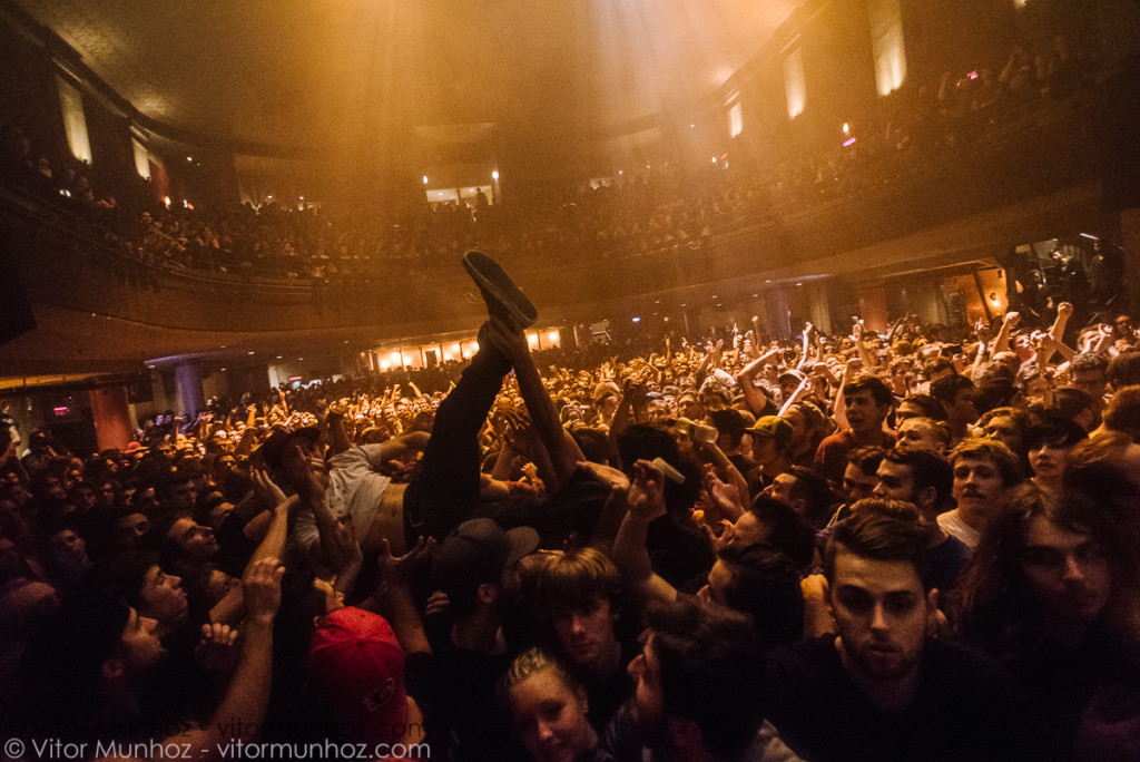 Parkway Drive performing live
