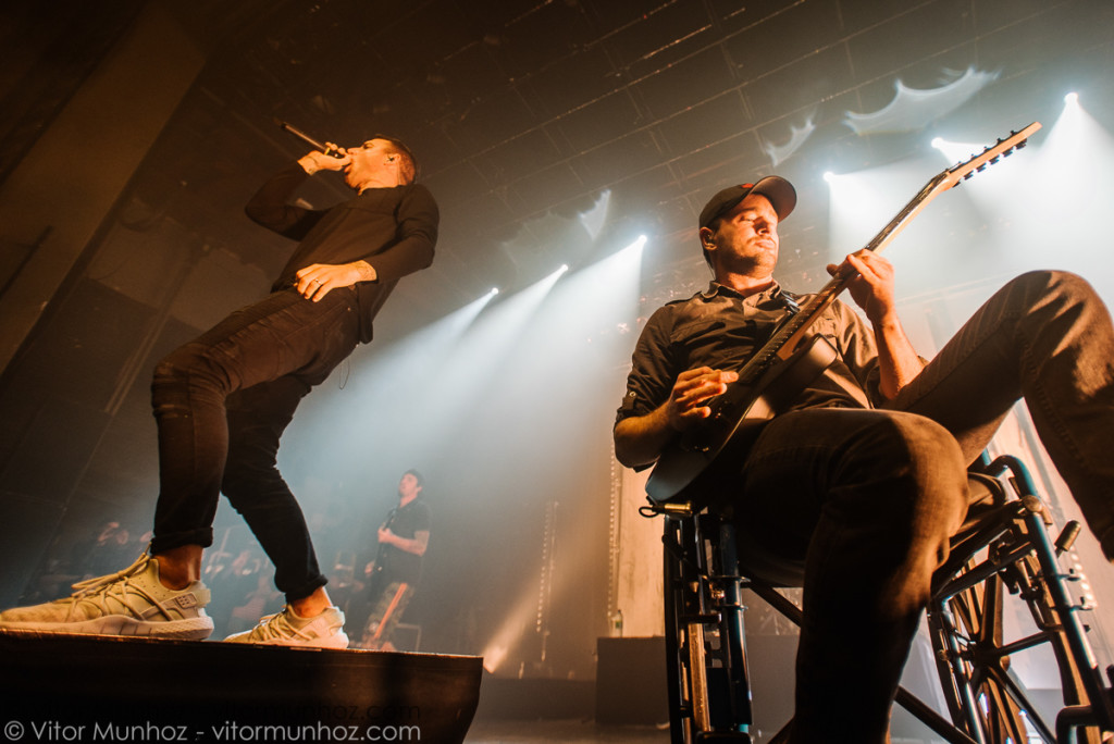 Parkway Drive performing live