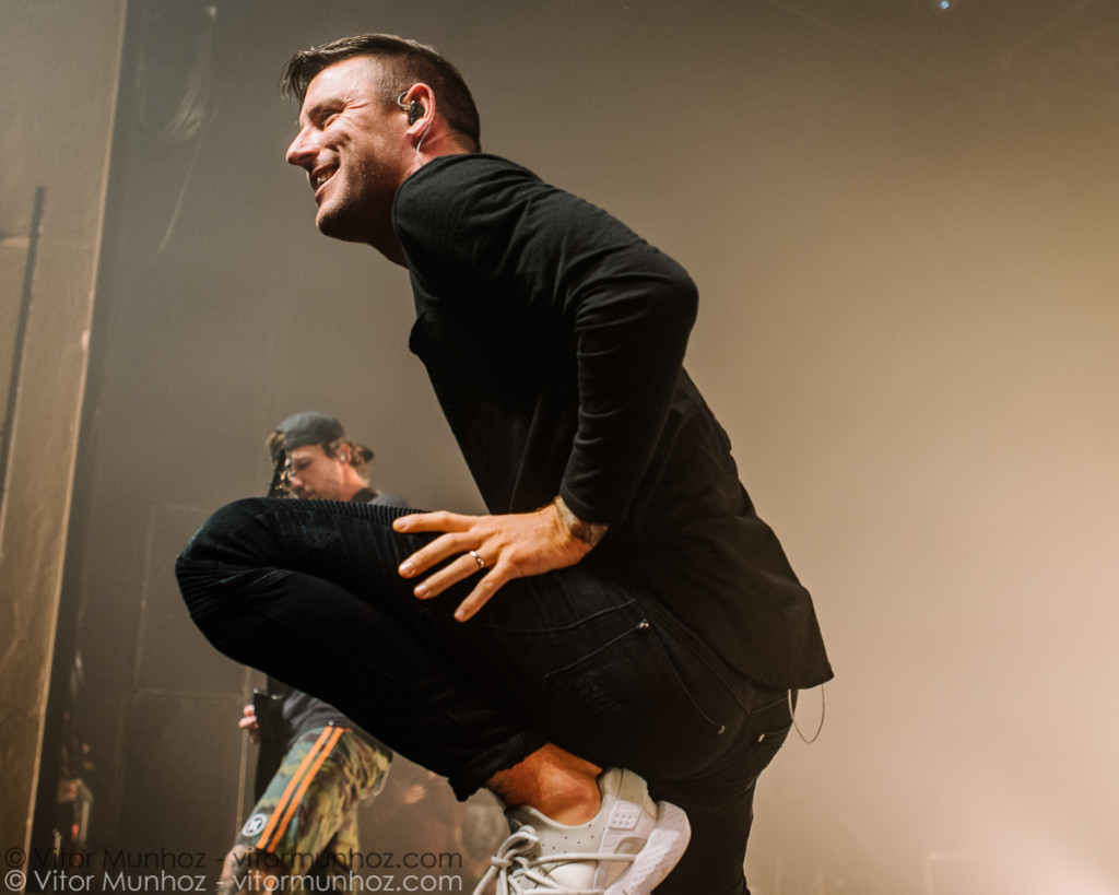 Parkway Drive performing live