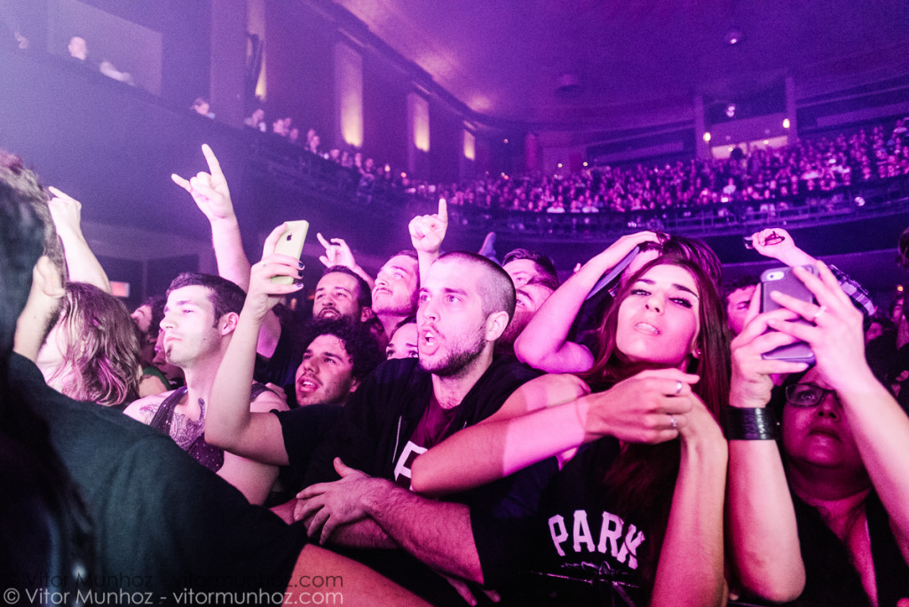 Parkway Drive performing live