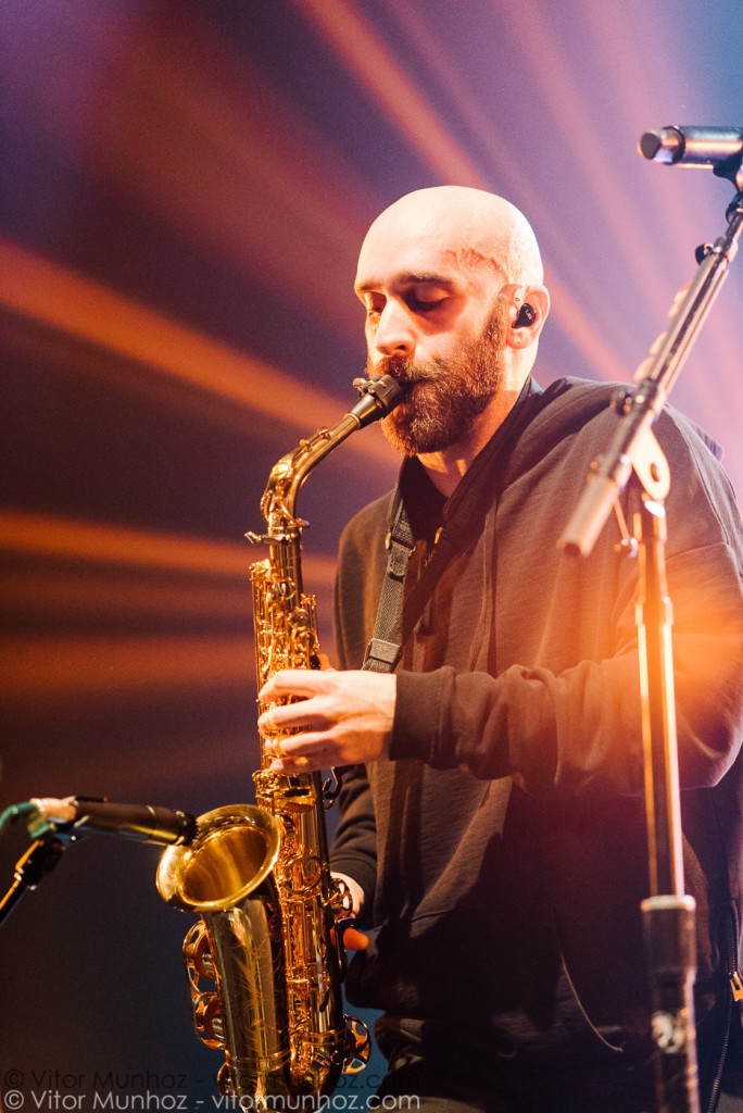 X Ambassadors performing live at L'Olympia, Montreal, Quebec, Canada on November 29, 2015. Photo: Vitor Munhoz