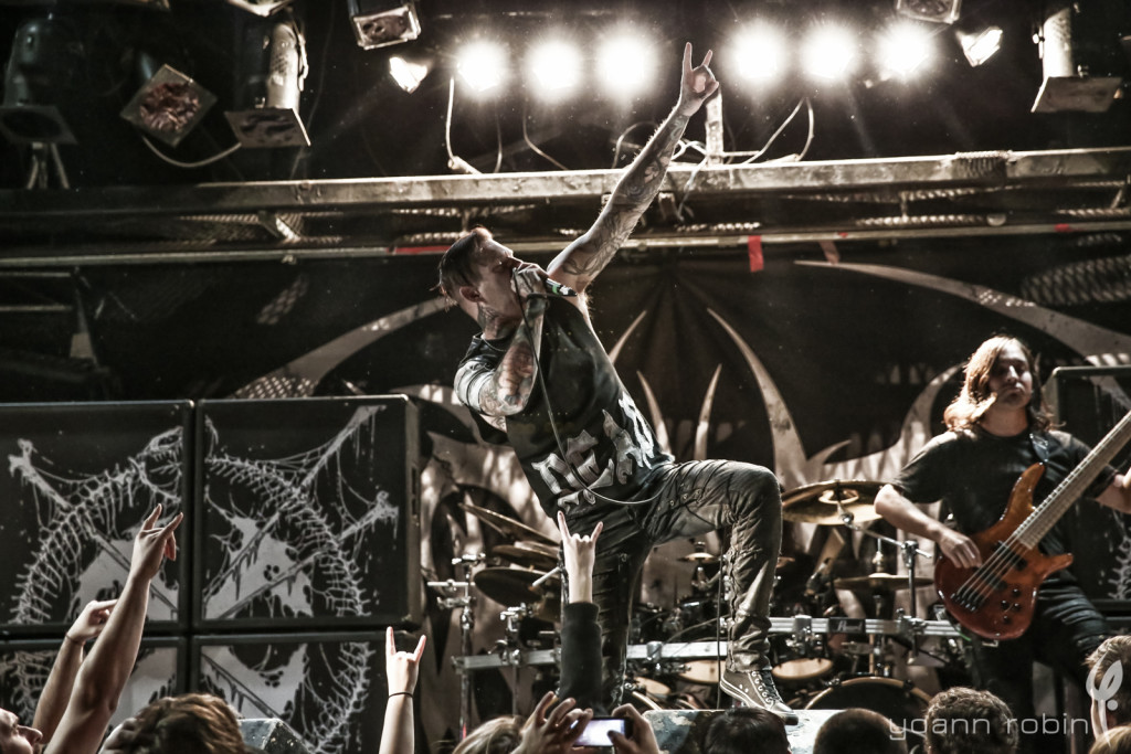 Carnifex live at Foufounes Electriques on October 25, 2015.