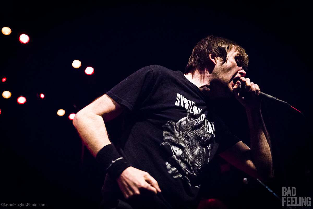 Napalm Death live at Club Soda, April 17, 2016 (photo by Jason Hughes). 