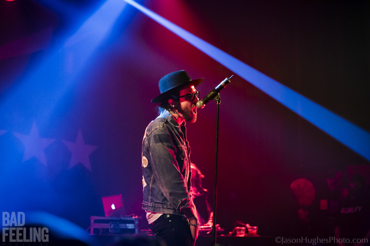 Yelawolf live at Montreal's Corona Theatre, April 7, 2016 (photo by Jason Hughes). 