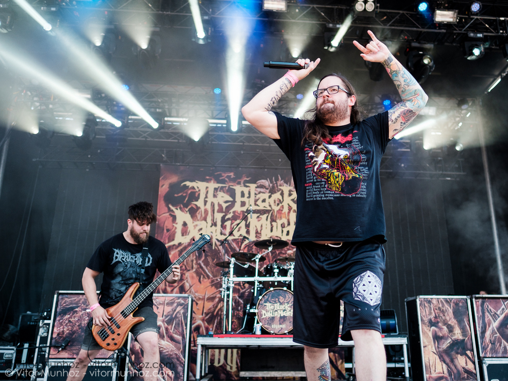 The Black Dahlia Murder live at Amnesia Rockfest 2016. Photo © Vitor Munhoz.