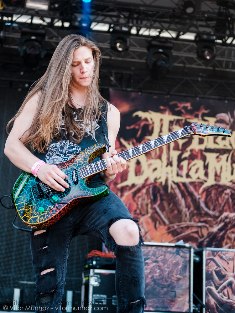 The Black Dahlia Murder live at Amnesia Rockfest 2016. Photo © Vitor Munhoz.