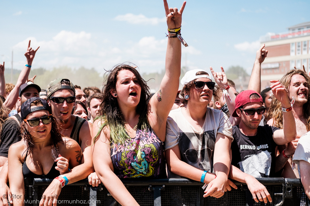 The Black Dahlia Murder live at Amnesia Rockfest 2016. Photo © Vitor Munhoz.