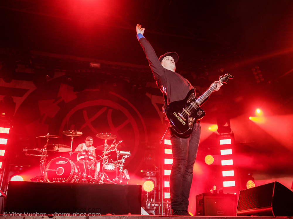 Blink 182 live at Amnesia Rockfest 2016. Photo © Vitor Munhoz.