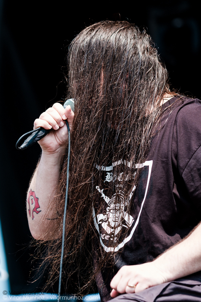 Cannibal Corpse performing live