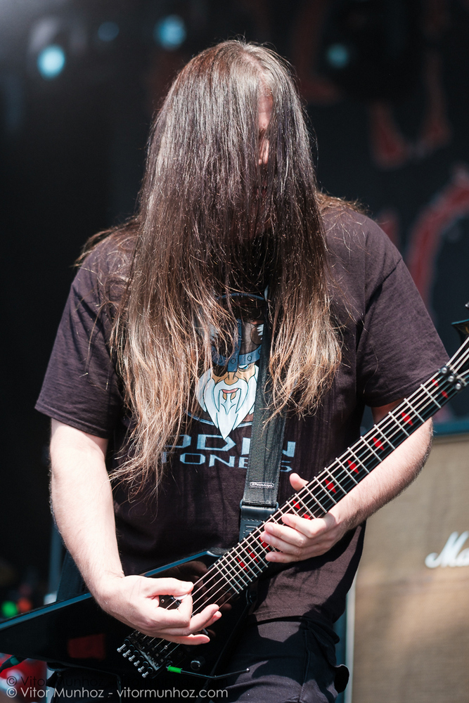 Cannibal Corpse live at Amnesia Rockfest 2016. Photo © Vitor Munhoz.