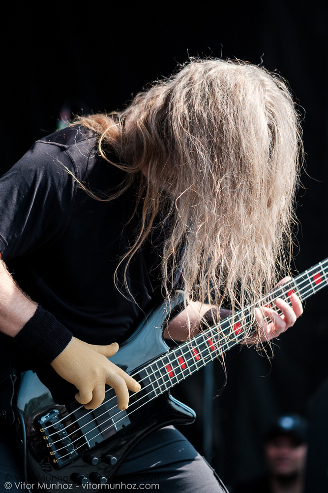 Cannibal Corpse live at Amnesia Rockfest 2016. Photo © Vitor Munhoz.