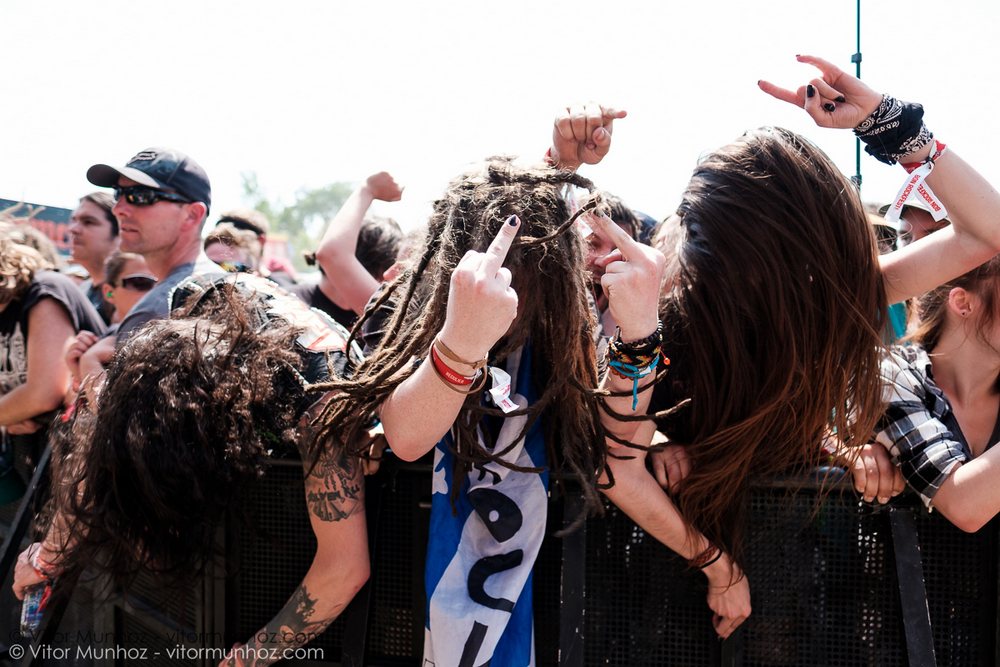 Cannibal Corpse live at Amnesia Rockfest 2016. Photo © Vitor Munhoz.