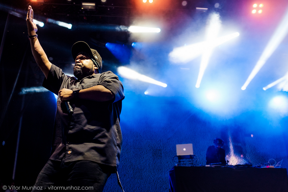 Ice Cube live at Amnesia Rockfest 2016. Photo © Vitor Munhoz.