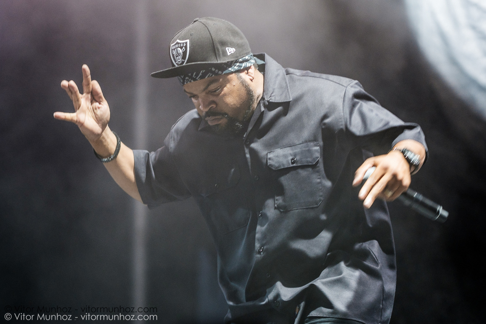 Ice Cube live at Amnesia Rockfest 2016. Photo © Vitor Munhoz.