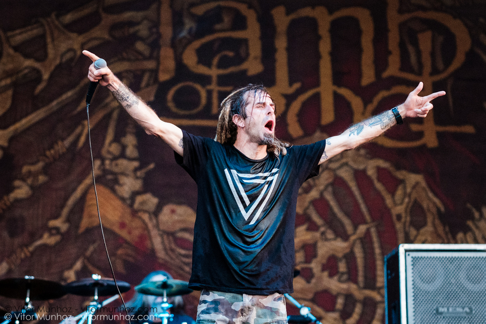 Lamb of God live at Amnesia Rockfest 2016. Photo: Vitor Munhoz