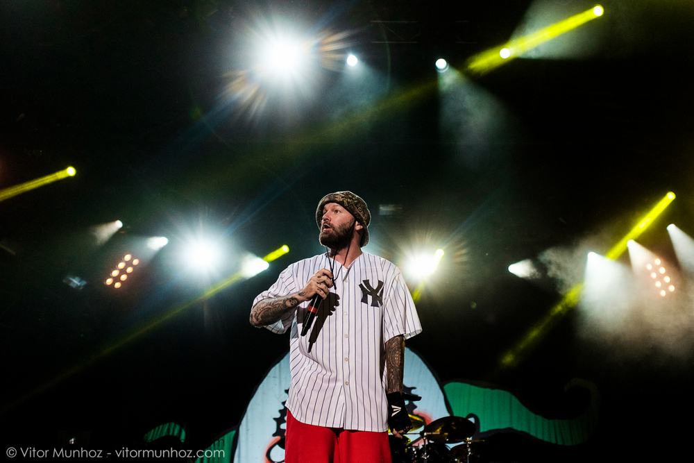 Limp Bizkit live at Amnesia Rockfest 2016. Photo: Vitor Munhoz