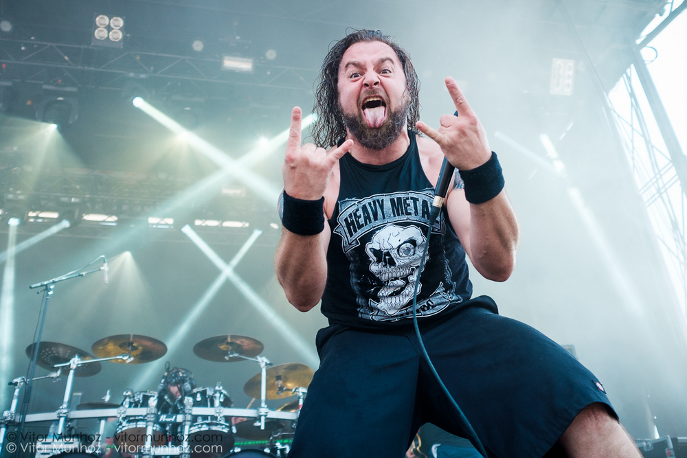 Mass Murder Messiah live at Amnesia Rockfest 2016. Photo © Vitor Munhoz.