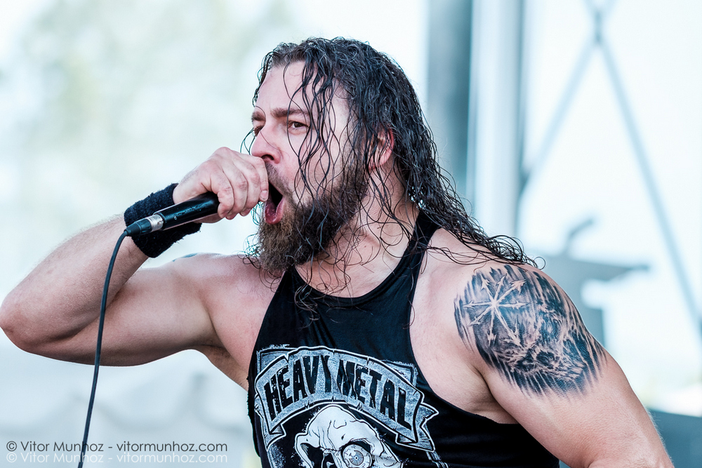 Mass Murder Messiah live at Amnesia Rockfest 2016. Photo © Vitor Munhoz.