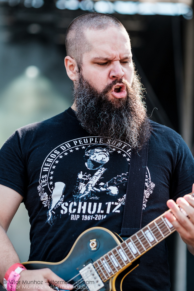 Mass Murder Messiah live at Amnesia Rockfest 2016. Photo © Vitor Munhoz.