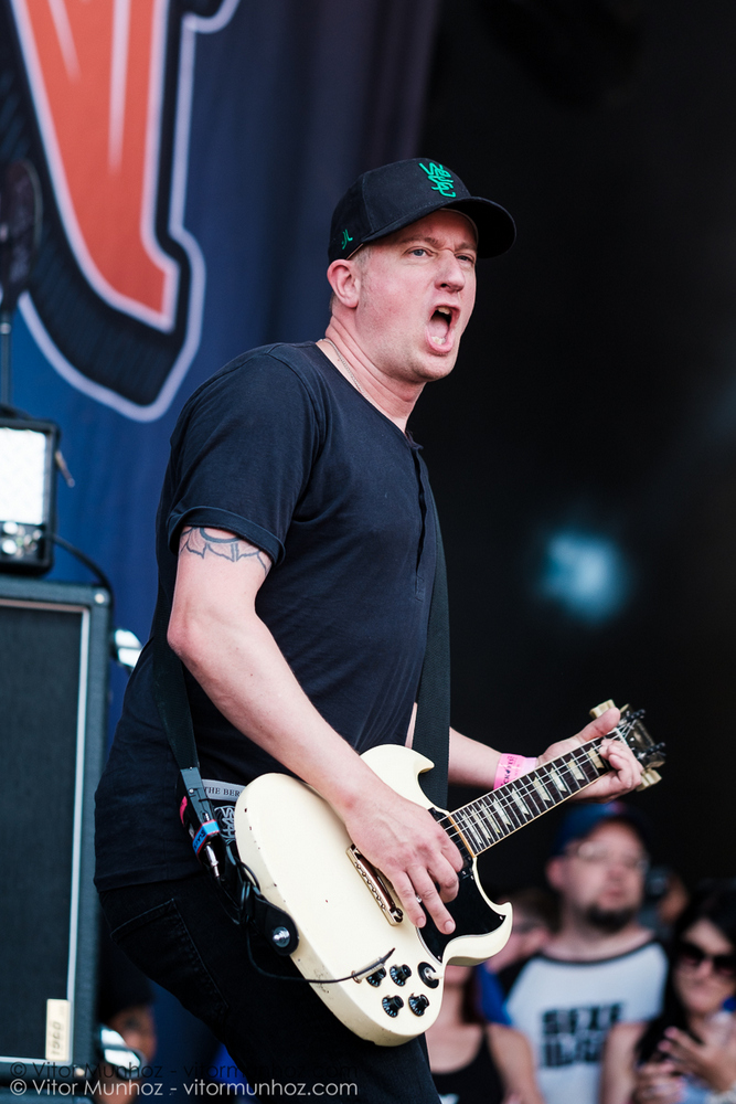 Millencolin performing live at Amnesia Rockfest, Montebello, Quebec, Canada on June 25, 2016. Photo: Vitor Munhoz