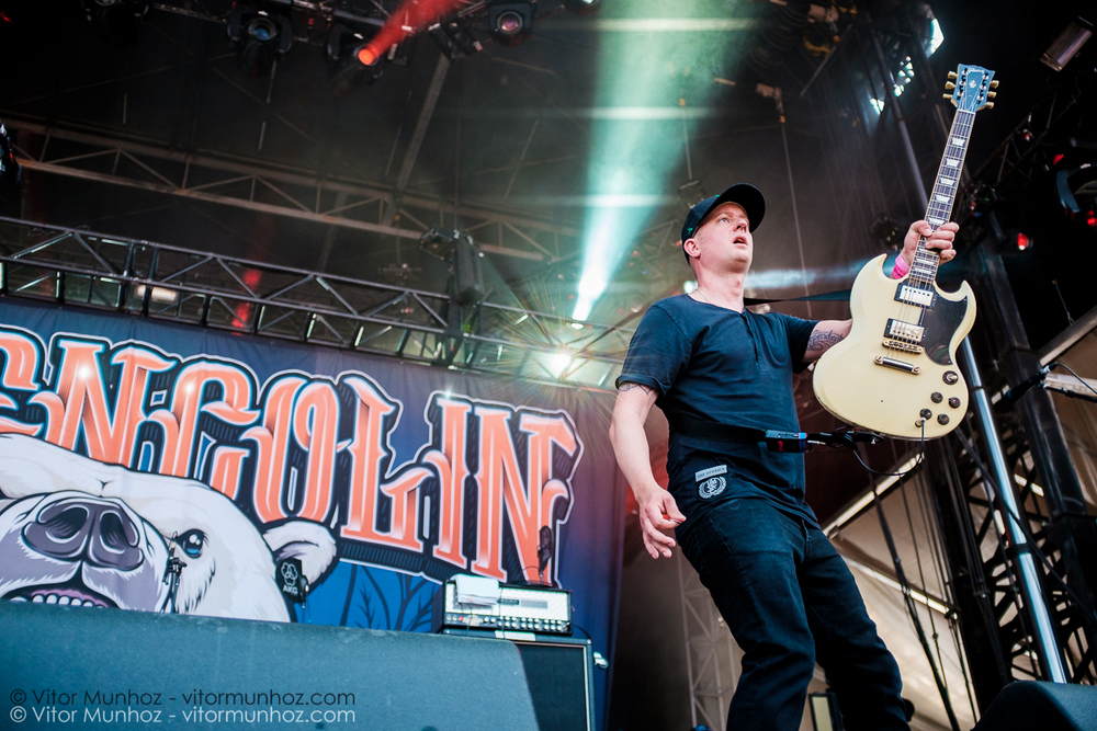 Millencolin performing live at Amnesia Rockfest, Montebello, Quebec, Canada on June 25, 2016. Photo: Vitor Munhoz